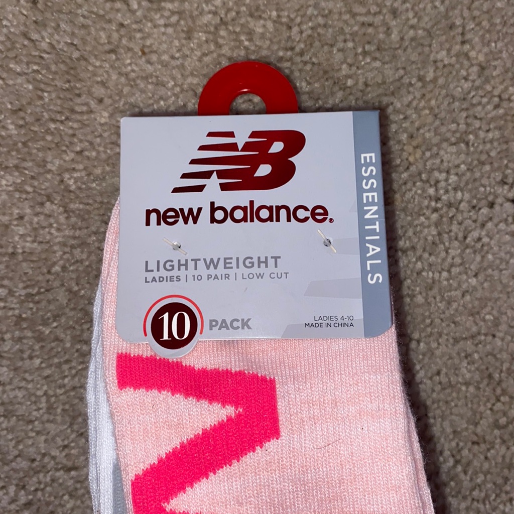 Brand New New Balance 10 Pack Of Socks